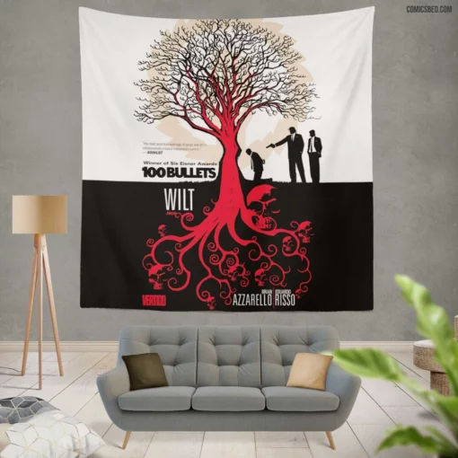 100 Bullets Noir Detective Tales Comic Wall Tapestry