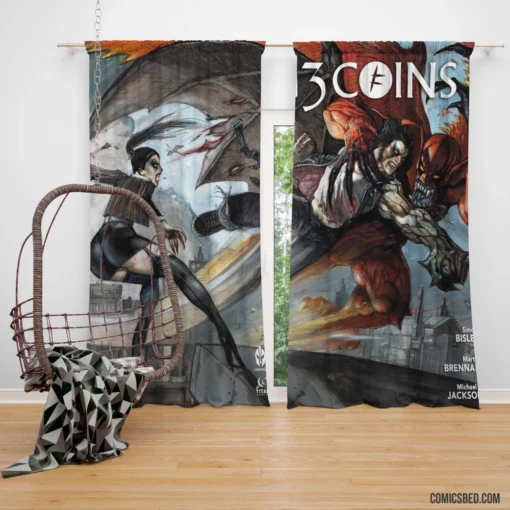 13 Coins Supernatural Saga Comic Curtain