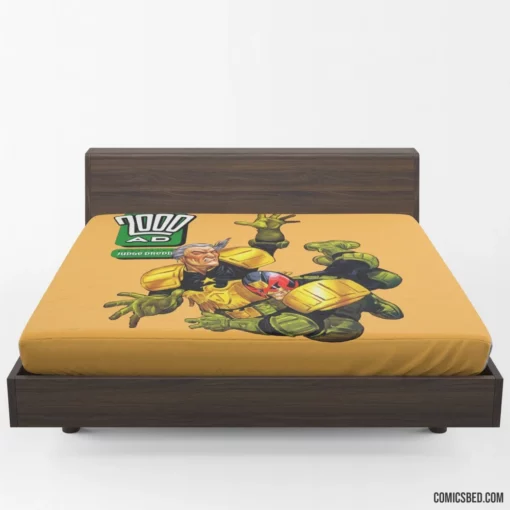 2000 AD Dredd Dystopian Saga Comic Fitted Sheet