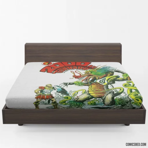 2000 AD Futuristic Odyssey Comic Fitted Sheet