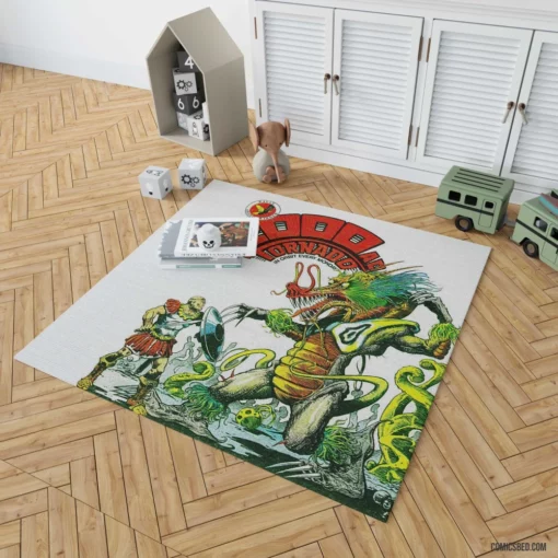 2000 AD Futuristic Odyssey Comic Rug 1