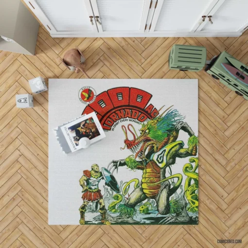 2000 AD Futuristic Odyssey Comic Rug