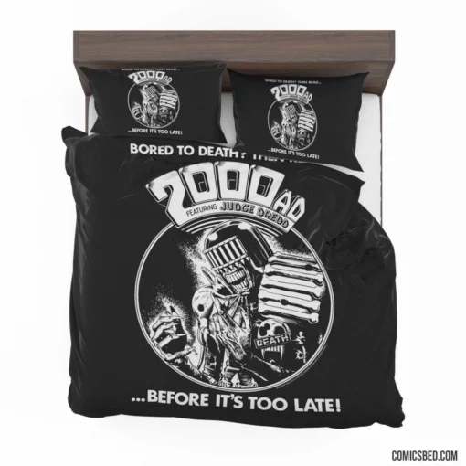 2000 AD Judge Dredd Law & Order Comic Bedding Set 1