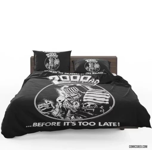 2000 AD Judge Dredd Law & Order Comic Bedding Set