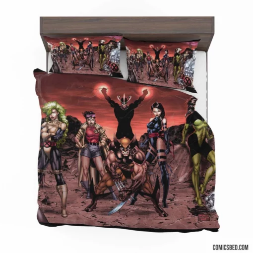 90 X-Men Mutant Revolution Comic Bedding Set 1