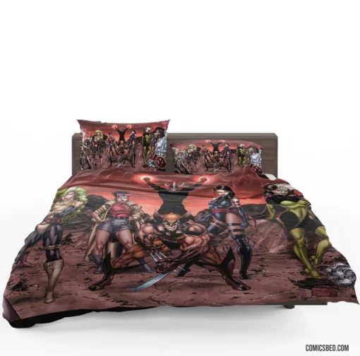 90 X-Men Mutant Revolution Comic Bedding Set