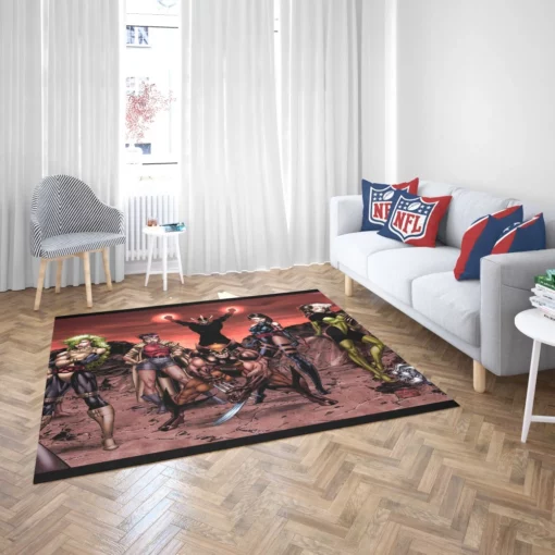 90 X-Men Mutant Revolution Comic Rug 2