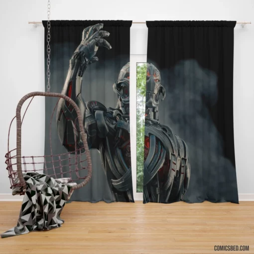 Age Of Ultron Robotic Apocalypse Comic Curtain