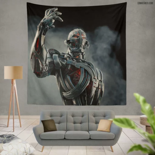 Age Of Ultron Robotic Apocalypse Comic Wall Tapestry