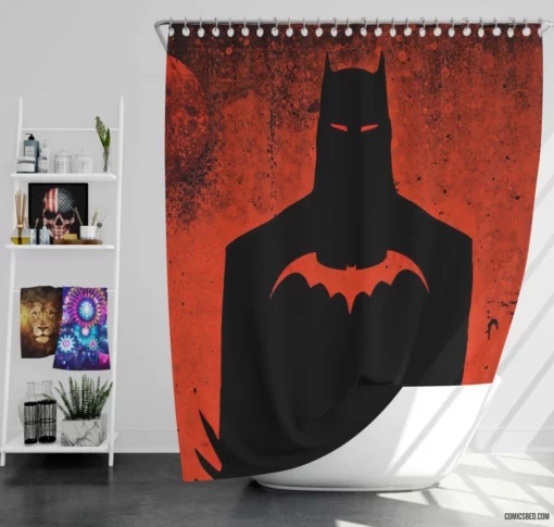 Age of Arkham Medieval Batman Epic Comic Shower Curtain