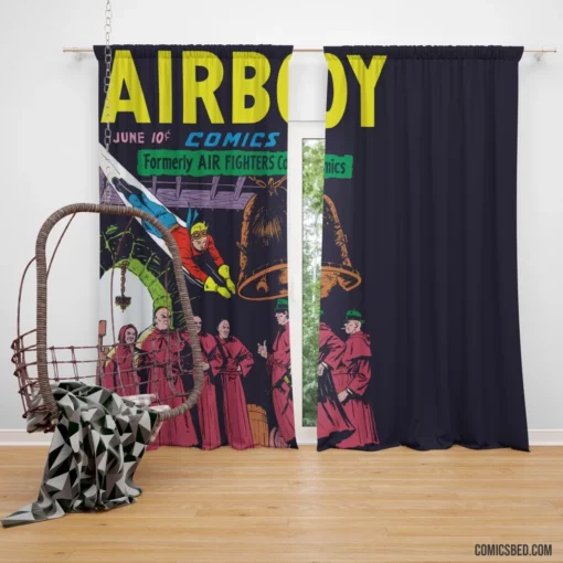 Airboy High-Flying Chronicles Comic Curtain