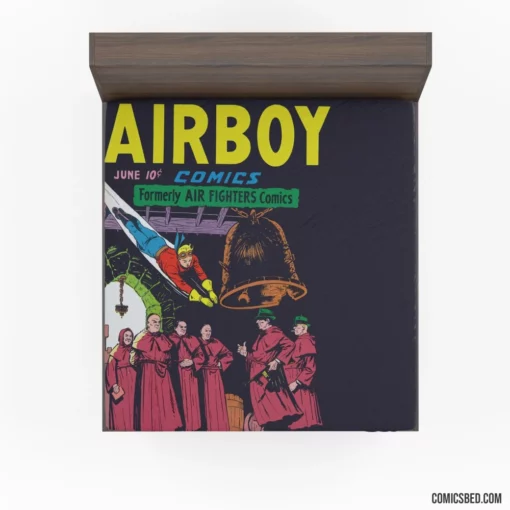 Airboy High-Flying Chronicles Comic Fitted Sheet 1