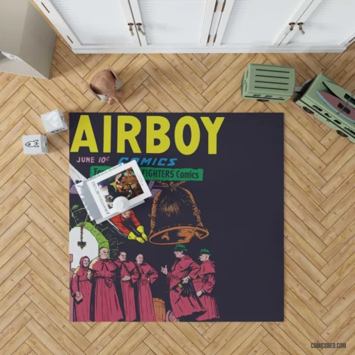 Airboy High-Flying Chronicles Comic Rug