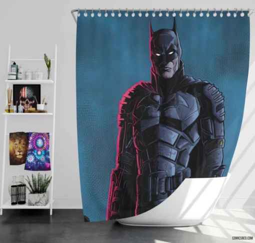 Allies of the Dark Bat-Family Chronicles Comic Shower Curtain