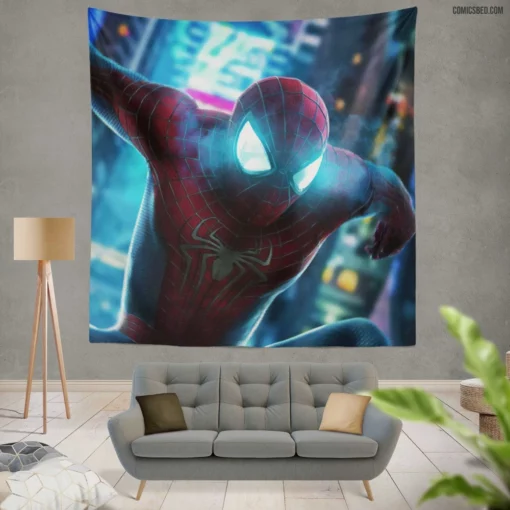 Amazing Adventures of Spider-Man Comic Wall Tapestry