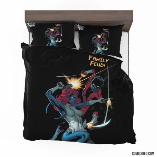 Amazing X-Men Nightcrawler Mystique Comic Bedding Set 1