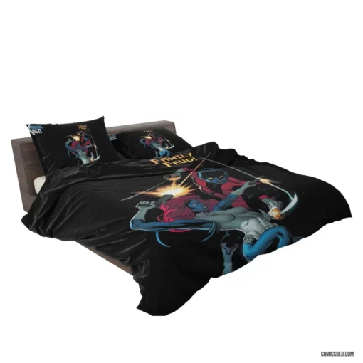 Amazing X-Men Nightcrawler Mystique Comic Bedding Set 2