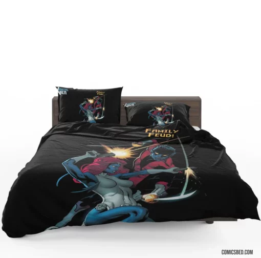 Amazing X-Men Nightcrawler Mystique Comic Bedding Set