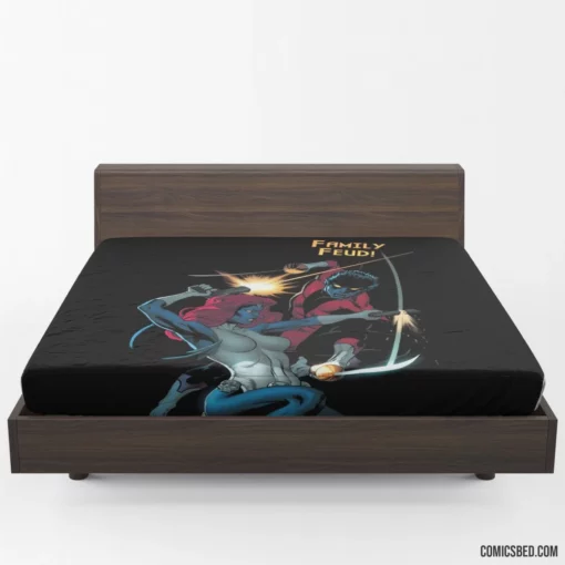 Amazing X-Men Nightcrawler Mystique Comic Fitted Sheet