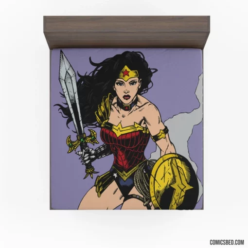 Amazonian Heroine Wonder Woman Adventures Comic Fitted Sheet 1