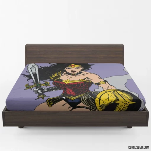 Amazonian Heroine Wonder Woman Adventures Comic Fitted Sheet