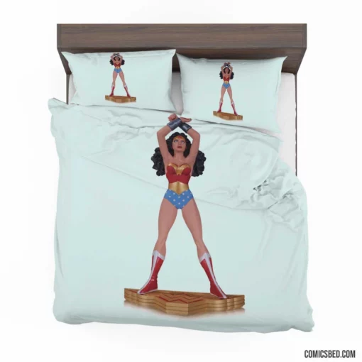 Amazonian Heroine Wonder Woman Feats Comic Bedding Set 1