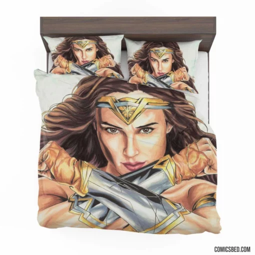 Amazonian Heroine Wonder Woman Legacy Comic Bedding Set 1