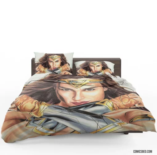 Amazonian Heroine Wonder Woman Legacy Comic Bedding Set