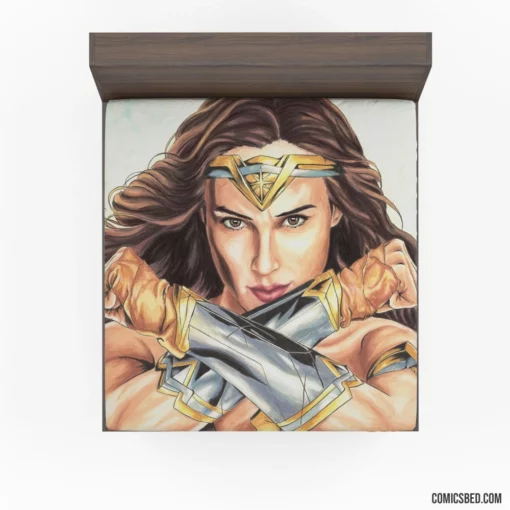 Amazonian Heroine Wonder Woman Legacy Comic Fitted Sheet 1