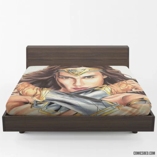 Amazonian Heroine Wonder Woman Legacy Comic Fitted Sheet