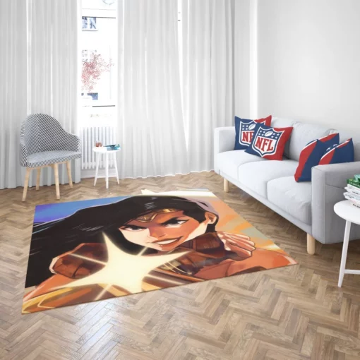 Amazonian Icon Wonder Woman Adventures Comic Rug 2