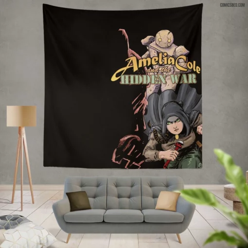 Amelia Cole Hidden War Chronicles Comic Wall Tapestry