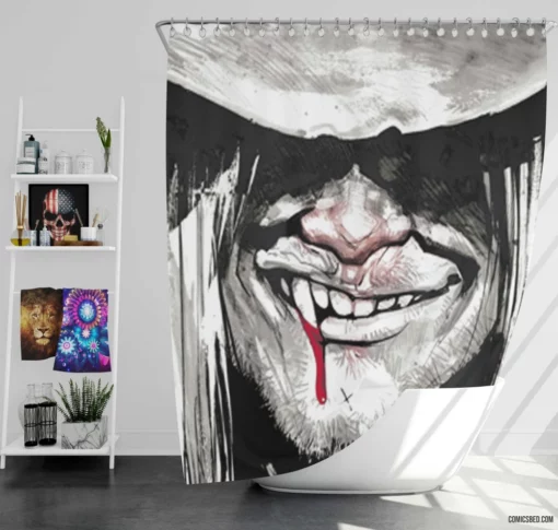 American Vampire Gothic Supernatural Saga Comic Shower Curtain