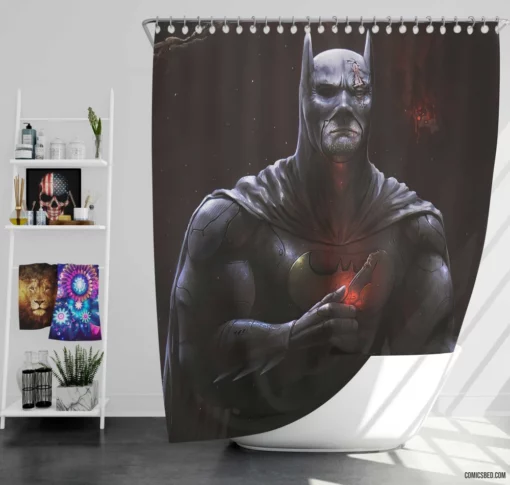 Anarchy Reigns The Joker Chaos Unleashed Comic Shower Curtain