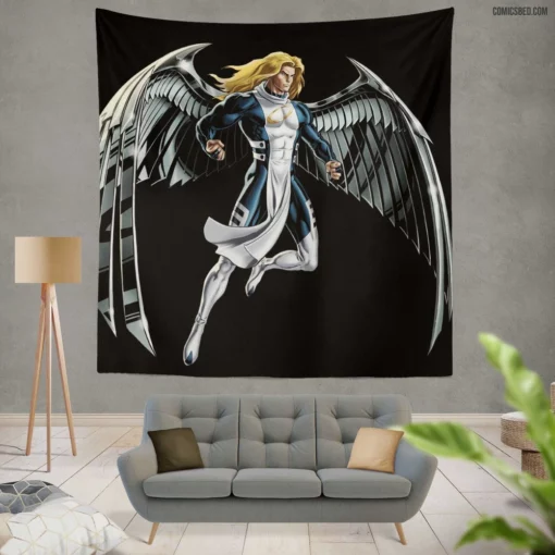 Angel Warren Worthington III Marvel Comics Wall Tapestry