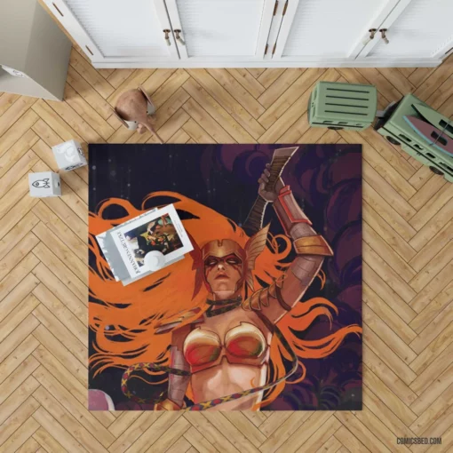 Angela Asgard Assassin Comic Rug