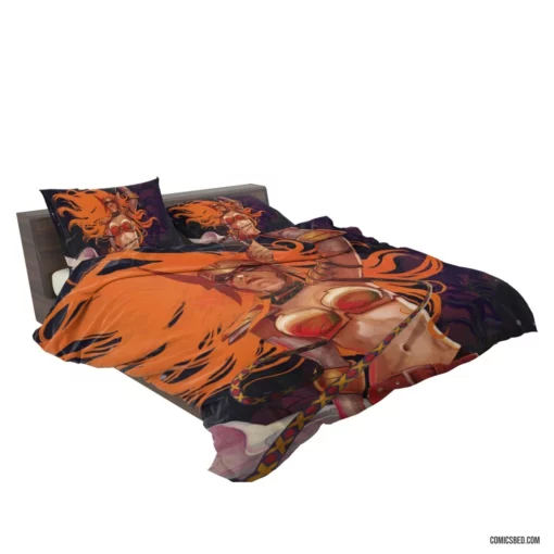 Angela Marvel Fierce Warrior Comic Bedding Set 2