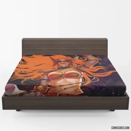 Angela Marvel Fierce Warrior Comic Fitted Sheet