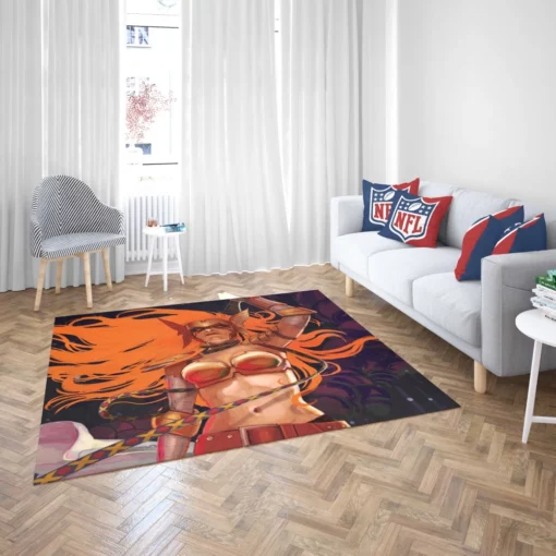 Angela Marvel Fierce Warrior Comic Rug 2