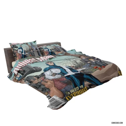 Animal Man Nature Hero Comic Bedding Set 2