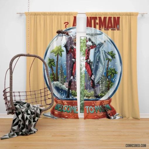 Ant-Man Marvel Snow Globe Comic Curtain