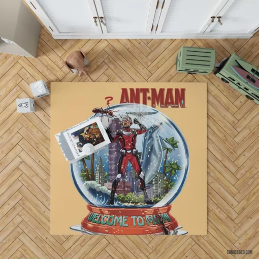 Ant-Man Marvel Snow Globe Comic Rug