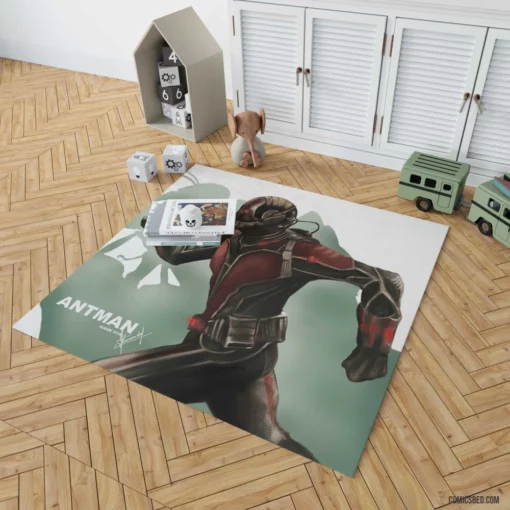 Ant-Man Microscopic Marvel Comic Rug 1