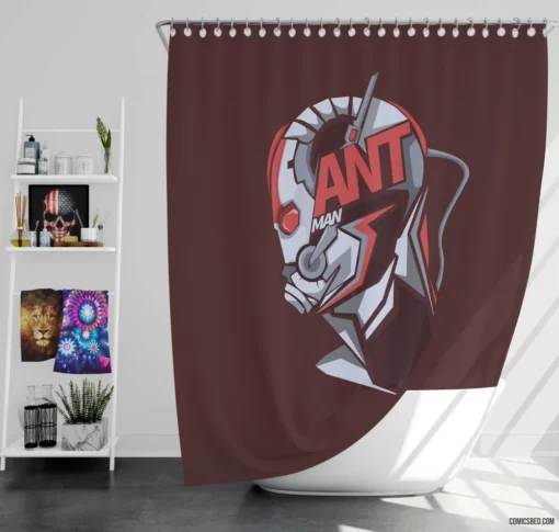 Ant-Man Size-Shifting Hero Comic Shower Curtain