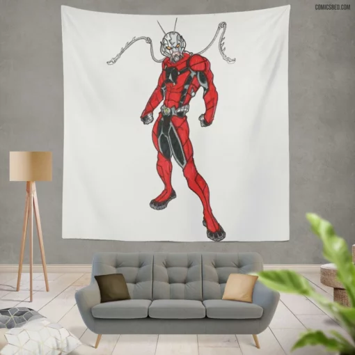 Ant-Man Tiny Heroic Adventures Comic Wall Tapestry