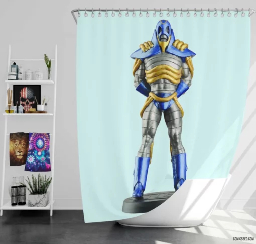 Anti-Monitor Cosmic Antagonist Comic Shower Curtain