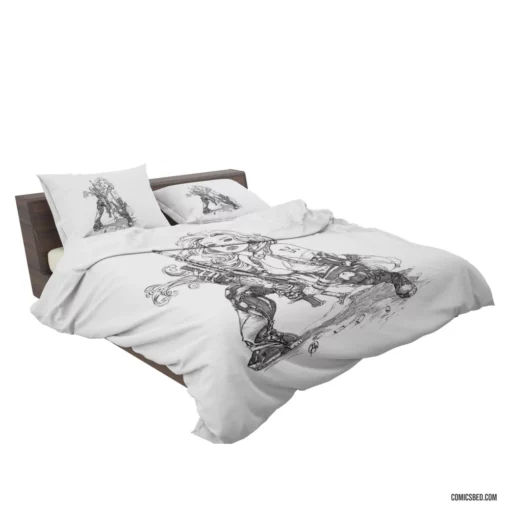 Aphrodite IX Cybernetic Heroine Comic Bedding Set 2