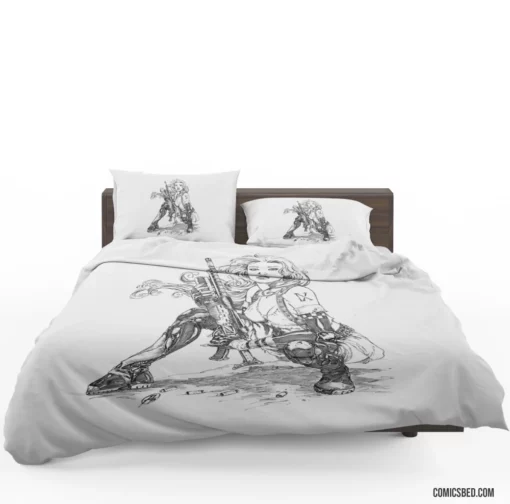 Aphrodite IX Cybernetic Heroine Comic Bedding Set