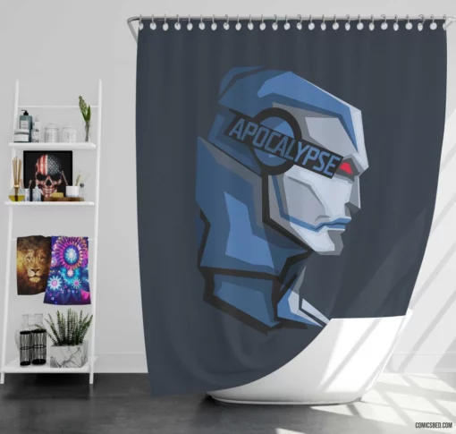 Apocalypse Marvel Enigmatic Villain Comic Shower Curtain