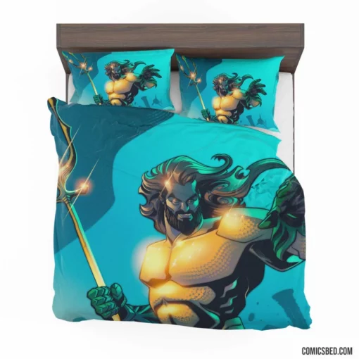 Aquaman DC Aquatic Hero Comic Bedding Set 1